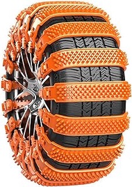 Car Snow Chains for Benz C-Class C 300 Estate,Universal Adjustable Emergency Snow Tire Chains,Portab
