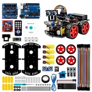 DIY Smart Robot Car Kit with Tutorial Intelligent and Educational Toy Robotic Kit for Arduino UNO R3