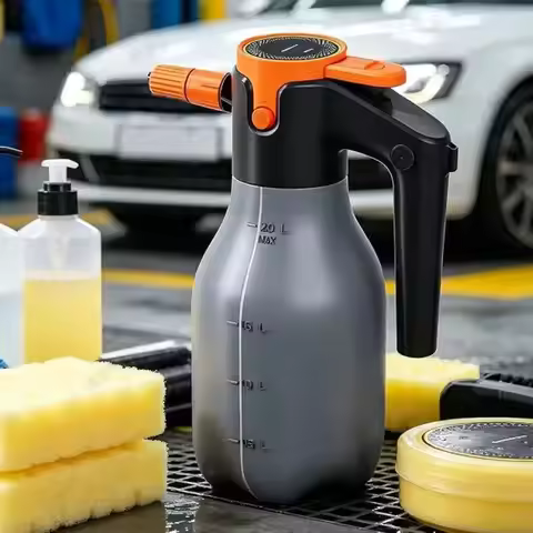 Water Sprayer Air Pressure Sprayer Cleaning Tools 2L Car Wash Spray Bottle Electric Handheld Sprinkl