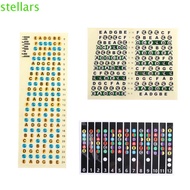 STELLARSYNC Guitar Note Sticker Learning Portable Fingerboard Stickers Musical Scale Electric Guitar