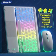 Rechargeable Backlit Tablet Android Keyboard,Wireless Bluetooth Keyboard with Touchpad for Xiaomi Pa