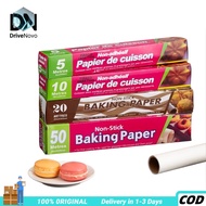 50M Kitchen Baking Paper With cutter Oil Paper Bakery Kek Kertas Minyak Pelapik Oven Bakeware Dulang