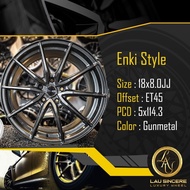 Enki Style 18x8.0JJ 5x114.3 Gunmetal