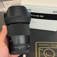 USED Sigma XF 23mm f1.4 DC DN (FUJI X)
