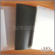 ∞ [EA's Corner] [A4] PP Matte 4-Rings O-Ring & D-Ring Binder with String (No sleeves)