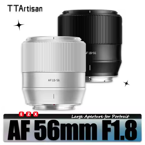 TTArtisan AF 56mm F1.8 Large Aperture Camera Lens for Portrait Photography with Sony E Fujifilm XF N