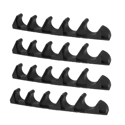 4pcs Chaise Adjustment Bracket Plastic Five-Gear Recliner Buckle For Outdoor Folding Lounge Chairs P