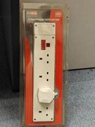 全新舊款Duraplug 英式拖板連電線