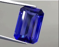 新品nice💙✨！14.70ct Tanzanite！ 極高品質Emerald shape 坦桑石14.70ct💙！ 色澤濃郁極品5A皇家藍色！全淨玻璃體！ 檯面16.83x11.48x7.5mm，包