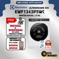 (Free Install) Mesin basuh Electrolux EWF1343P5WC 13kg| EWW-1343P5SC 13/9kg | UltimateCare 500 front