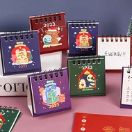 Ready Stock Ins Christmas Desk Calendar Cute Christmas Desktop Calendar Ornament Cartoon Small Almanac