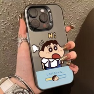 Shin chan cartoon OPPO A17/A17K shockproof case A36 A38/A18 A3S/A12E A5/AX5 A3X/A3 A55 A16K/A16E A57