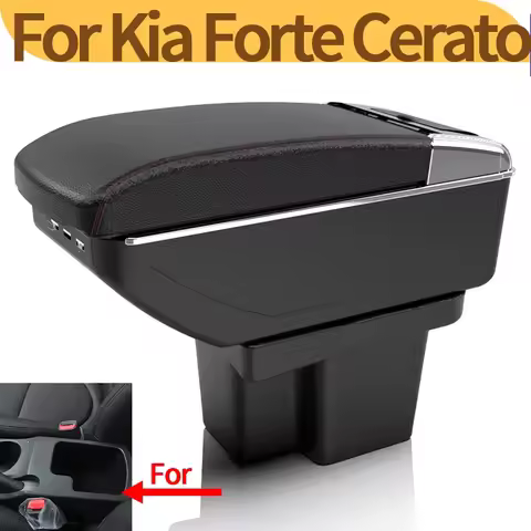 For KIA Cerato Forte k3 armrest box central Store content Storage box armrest box with cup holder US