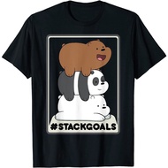 Cn We Bare Bears Stack Goals Poster T-Shirt