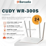 Cudy WR300S WiFi Router 300 Mbps 4 Antennas High Gain | Multi Mode Mesh Router AP Repeater WISP