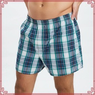 Byford (3 Pieces) Seluar Boxer Lelaki | Byford Underwear Woven Checks Boxer Assorted Colour - BUD515