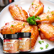 (High Quality and Fast Delivery) New Orleans Grilled Fin Marinade Honey Sauce Slightly Spicy Home Barbecue Seasoning Barbecue Powder 140gx2 Cans-280g