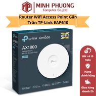 TP-Link EAP610 Dual Band Ceiling Mount Wifi Access Point Router AX1800 Wifi 6