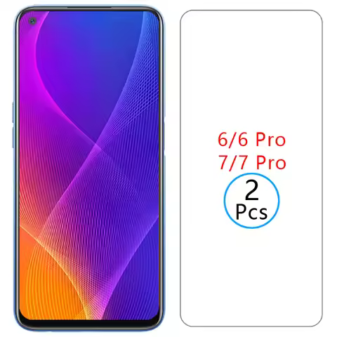 screen protector for realme 6 7 pro protective tempered glass on realme6 realme7 6pro 7pro 4g 5g fil