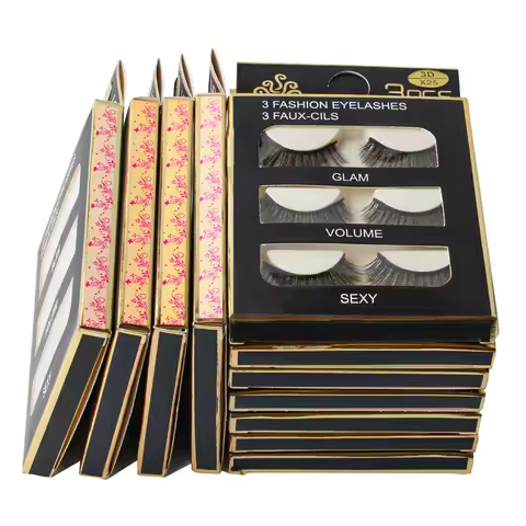 SHIDISHANGPIN Mink Lashes Wholesale 2/30/50/100 Boxes 3D Eyelashes Luxury Dramatic Volume 3D False E