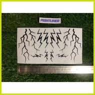 ╯ ∫ ╲ ➟ KIDLAT DECALS / LIGHTNING DECALS (CUT OUT VINYL)
