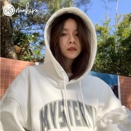 [S - 7XL] Trendy Imported Hoodie for Men and Women, Korean Street Style, MYSTERY Screen Printed Mode