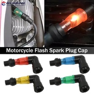 DREAMFOREST Motorcycle Flash Spark Plug Cap Ignition Spark Plug Cap 90Degree Flashing Spark Plug Cap