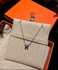 全新Hermes mini pop H 短頸鏈 Necklace