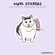 Huh? ︎ Funny Cat Meme | Waterproof Vinyl Sticker | paperotti.ig