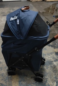 Bello 輕便可摺疊寵物手推車 寵物車貓狗車