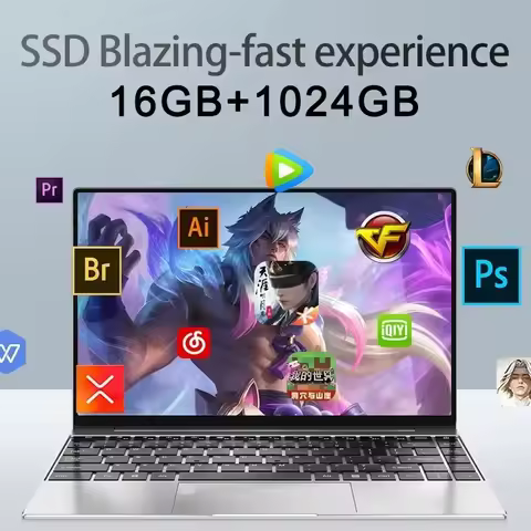 14.1" Ultra Slim Portable Laptop Intel Core I9-10980HK Win11 Pro 16GB RAM 2TB SSD FHD WiFi6 BT5.2 Ga