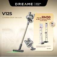 [NEW] Dreame V12s Cordless Vacuum Cleaner | Green Laser Detection | Edge Cleaning | 120k RPM Motor | 65Mins Runtime | 99.9% Filtration Efficiency | Multipurpose Tools | Dust Mite Vacuums Soft Roller Brush