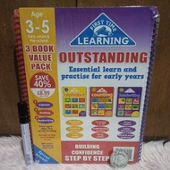 First Time Learning 3 books in 1 set | Spiral bound workbook/activity book for 3-5years old
