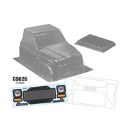 Team C Clear Body Shell CB026 1/10 Crawler Truck Cab Only (Width 195mm, WheelBase 313mm)