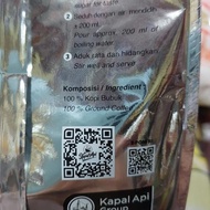 1 Dus Isi 9 Bungkus Kopi Bubuk Kapal Api Silver 350 gram
