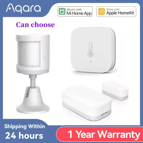 Aqara Door Window Motion Human Body Temperature Humidity Water Leakage Sensor M1S E1 Hub Gateway Min