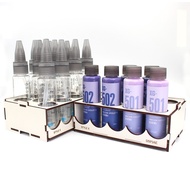 DSPIAE X Style-X Acrylic Paints and Mixing Bottles for Wash-free Airbrush & Display Set Violet Serie
