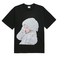 [ADLV] Baby Face Short Sleeve T-Shirt Black Snow