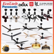[Ready Stock] DEKA Z Series XR10 DS11 Baby S MS16 AC/DC Motor Ceiling Fan With Regulator / Remote Control Kipas Siling