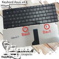 Laptop KEYBOARD ASUS X42 X43U X43 K43 K43E K43SJ K43T K43U 2-bolt NON FRAME