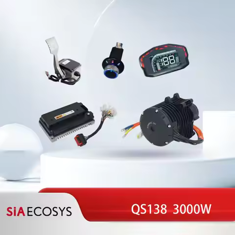 QS138 QS Motor 3000W 70H V3 Mid Driver Motor kit with Votol Controller EM150-2SP Electric conversion