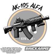BrickArms AK-105 Alfa. Lego Gun