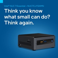Intel NUC 7 Essential Desktop Computer Celeron J4005 Dual-core (2 Core) 2 GHz - 4 GB RAM DDR4 SDRAM 
