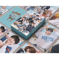 55PCS/Box Kpop stray kids NACIFIC official same lomo cards Lee Know Wolf Chan ins card photocards for fans collection