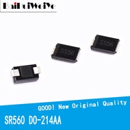 50PCS/LOT SS56 SS56B SR560 SK56 SMB 5A 60V DO-214AA DO214AA Schottky Diode New Original Good Quality