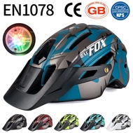 Outdoor Bicycle Helmet Riding Protective Gear, Skateboard Helmet with Warning Light Safety Helmet Shell Strong Impact Resistance