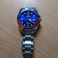 全新 藍紅 水鬼 男錶 含錶盒