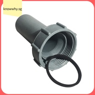 【KNWH】45mm Thread to 31mm Straight Pipe Adapter G1-1/2Inch Drain Pipe Fitting for Sink