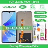 Original LCD For Oppo A17 CPH2477 LCD Display Screen Replacement Digitizer Assembly Repair Parts 100
