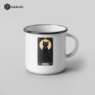 MUG TAROT QUEEN OF WANDS 9 cm | Enamel Cup Material
